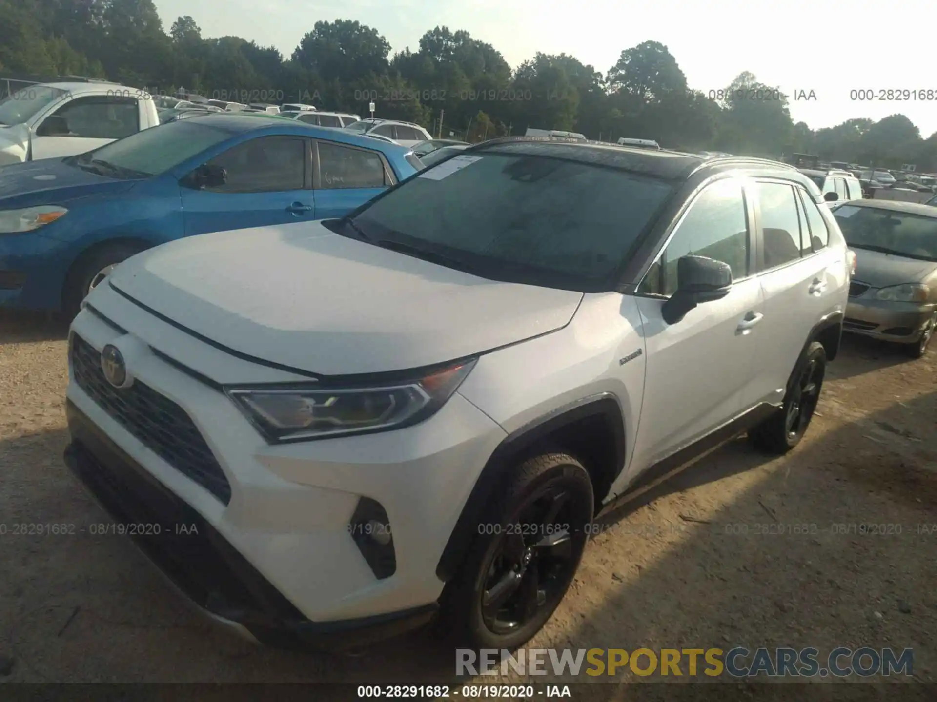 2 Фотография поврежденного автомобиля 2T3EWRFV0KW029220 TOYOTA RAV4 2019