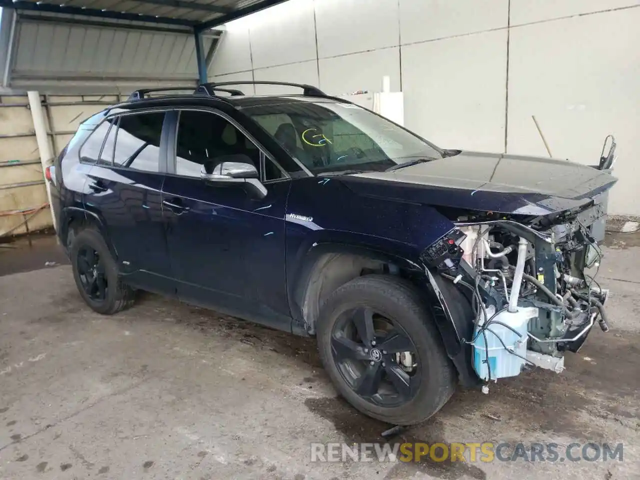 1 Фотография поврежденного автомобиля 2T3EWRFV0KW042095 TOYOTA RAV4 2019