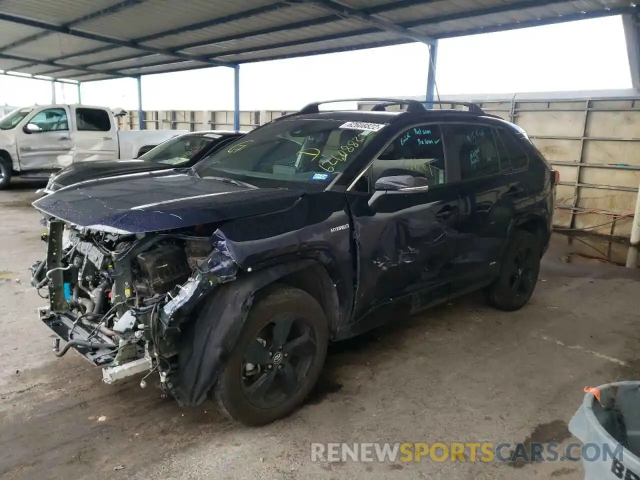 2 Фотография поврежденного автомобиля 2T3EWRFV0KW042095 TOYOTA RAV4 2019