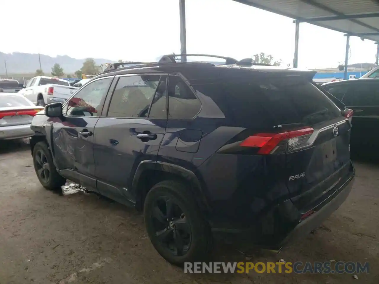 3 Фотография поврежденного автомобиля 2T3EWRFV0KW042095 TOYOTA RAV4 2019