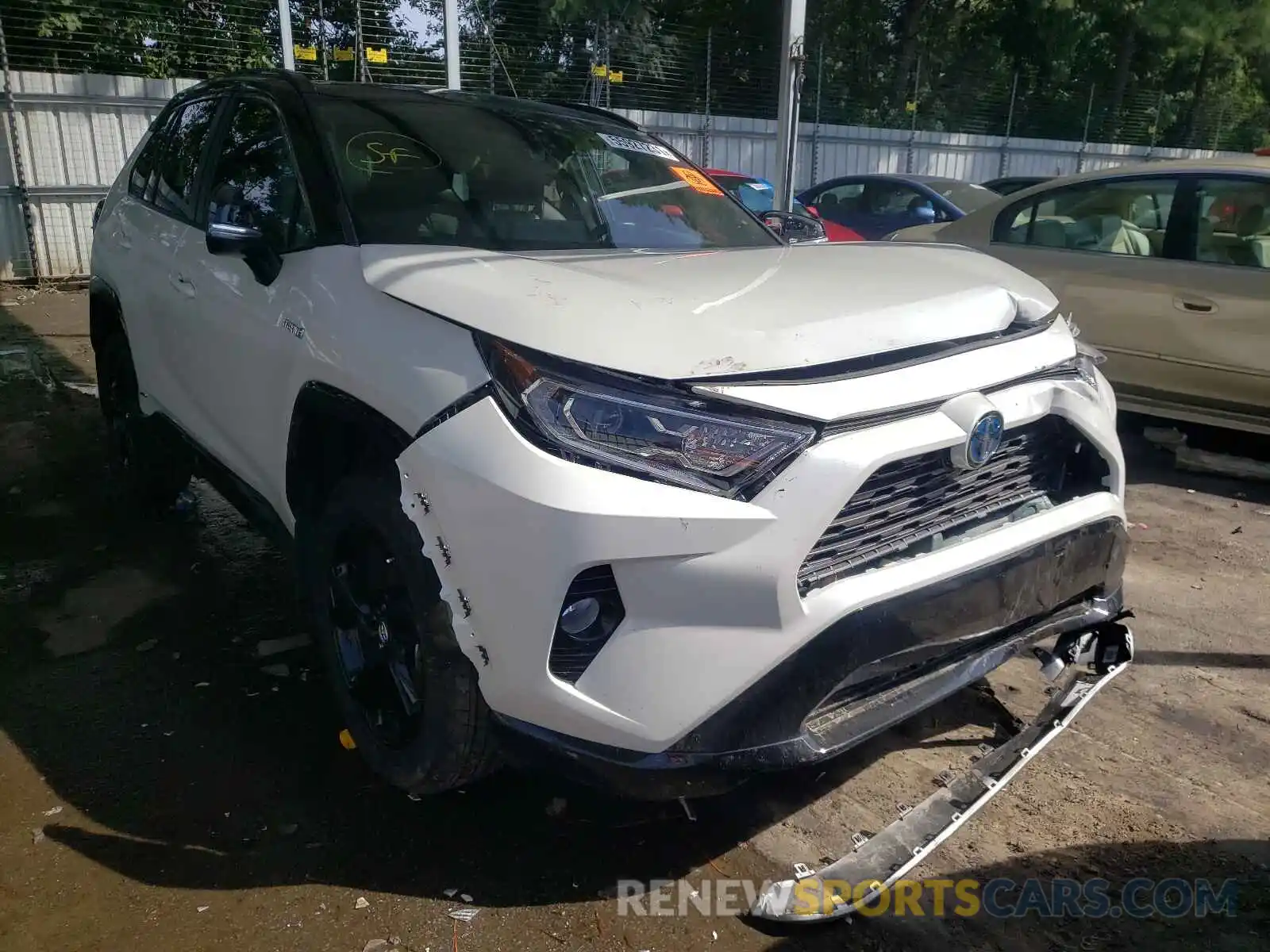 1 Photograph of a damaged car 2T3EWRFV1KW004181 TOYOTA RAV4 2019