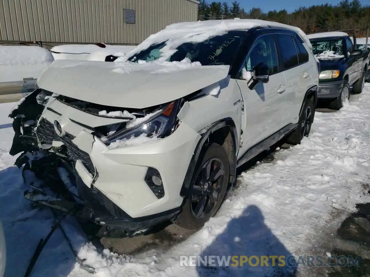 2 Фотография поврежденного автомобиля 2T3EWRFV1KW032790 TOYOTA RAV4 2019