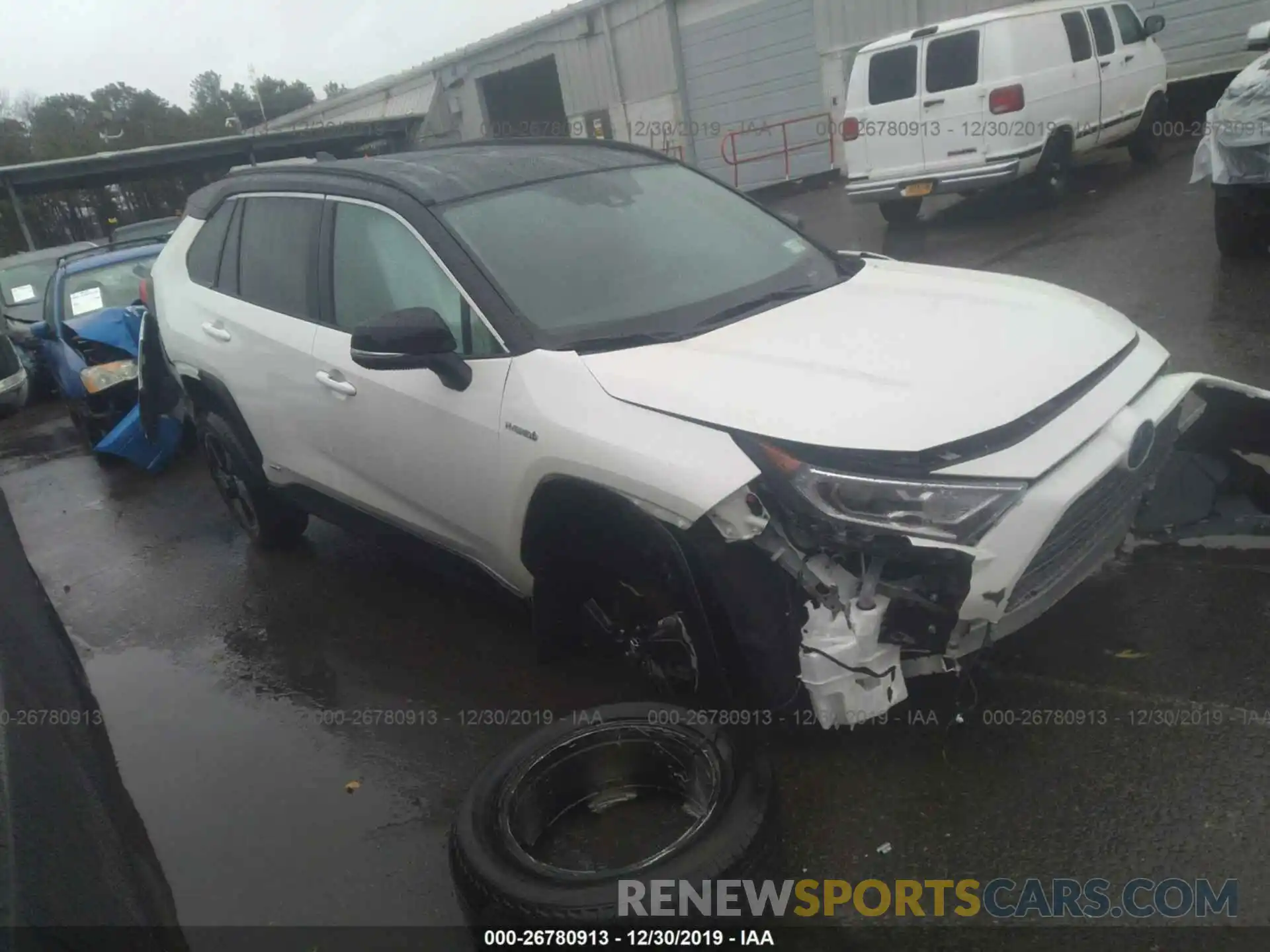 1 Фотография поврежденного автомобиля 2T3EWRFV1KW037309 TOYOTA RAV4 2019