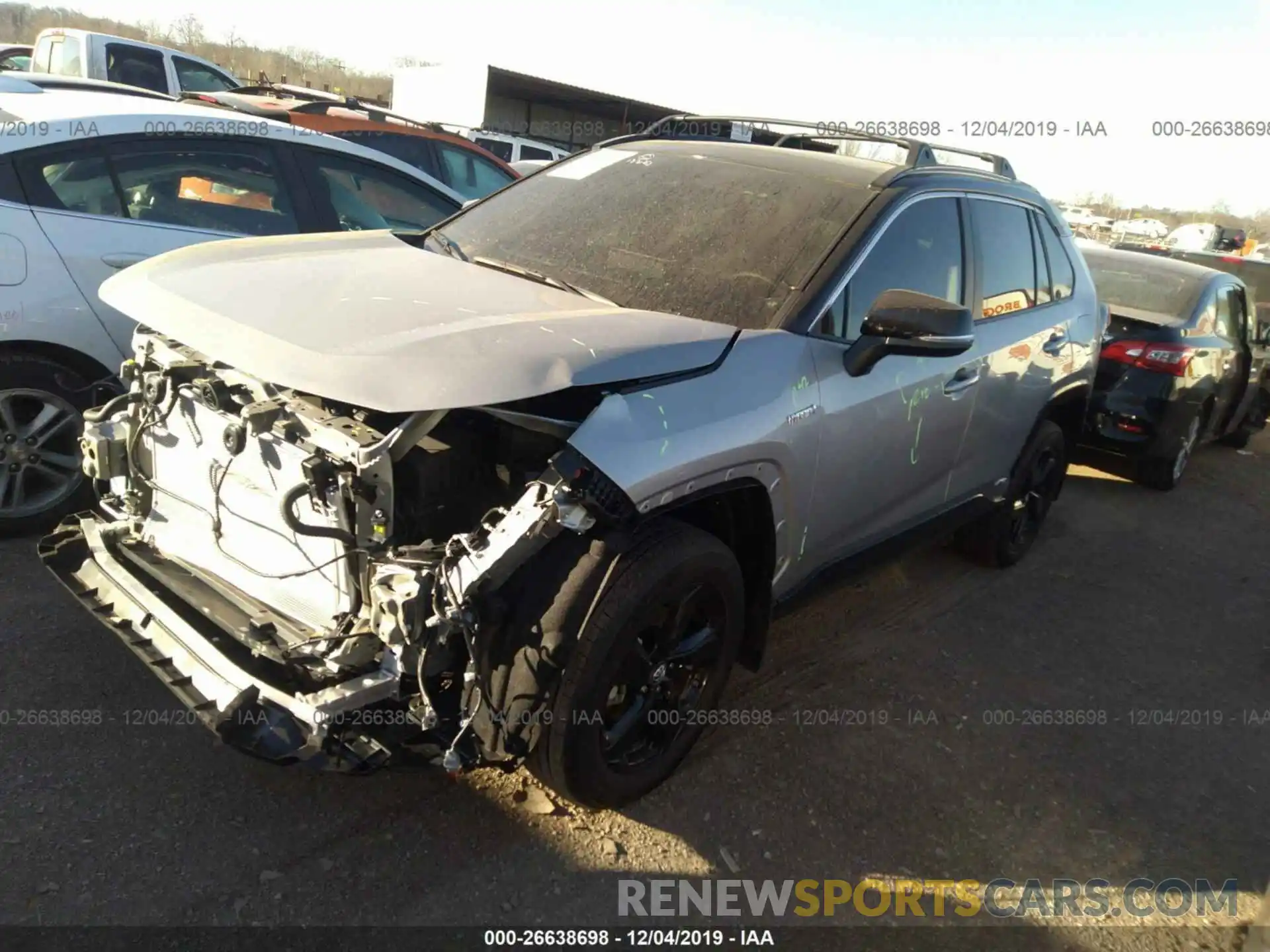 2 Фотография поврежденного автомобиля 2T3EWRFV2KW036167 TOYOTA RAV4 2019