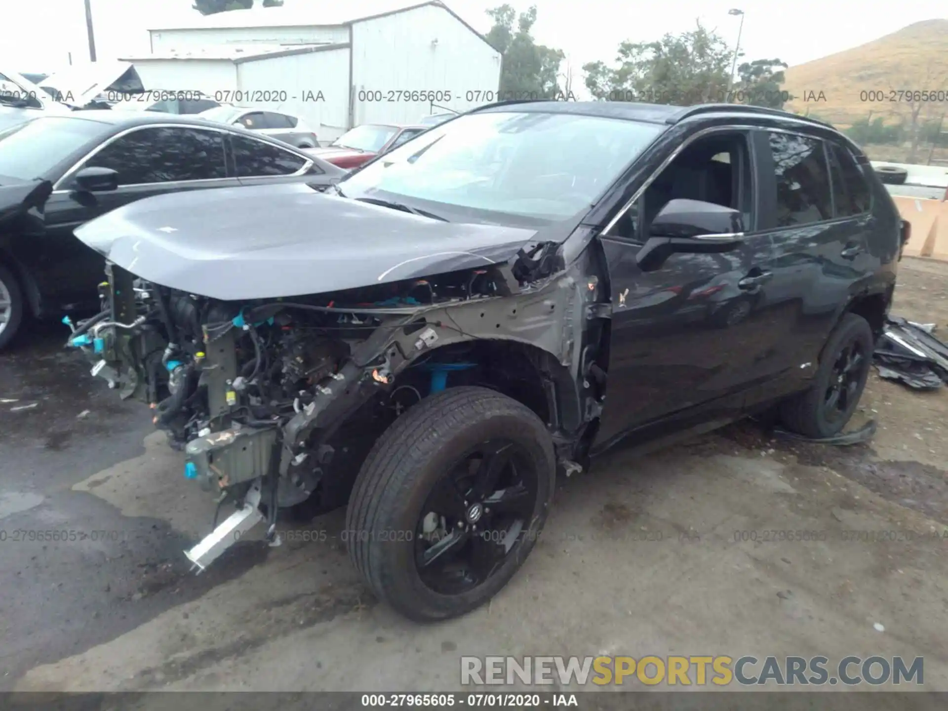 2 Photograph of a damaged car 2T3EWRFV3KW014498 TOYOTA RAV4 2019