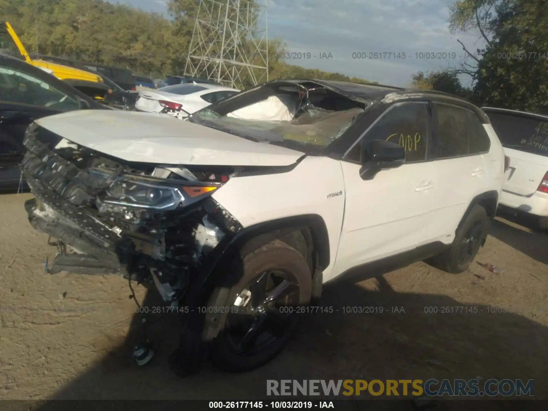 2 Photograph of a damaged car 2T3EWRFV3KW016669 TOYOTA RAV4 2019