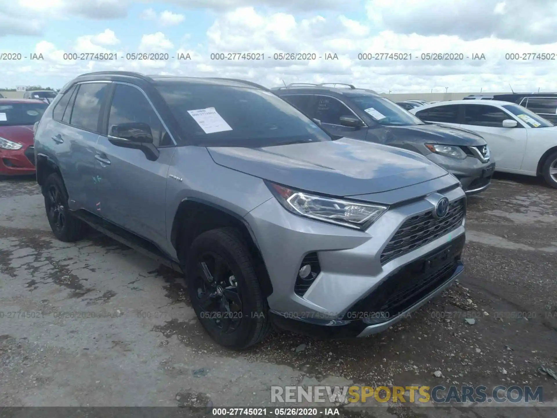 1 Photograph of a damaged car 2T3EWRFV3KW022777 TOYOTA RAV4 2019