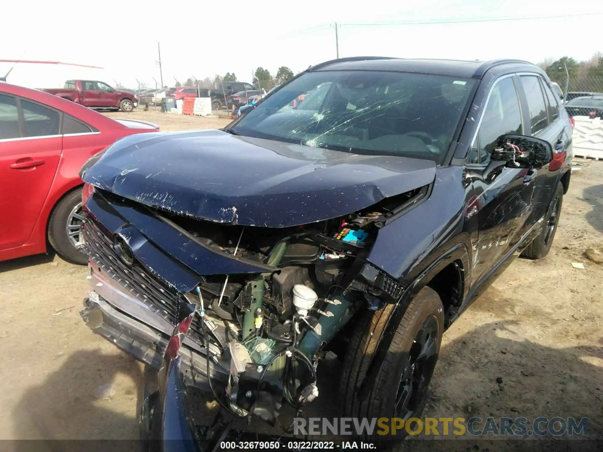 2 Photograph of a damaged car 2T3EWRFV3KW038171 TOYOTA RAV4 2019