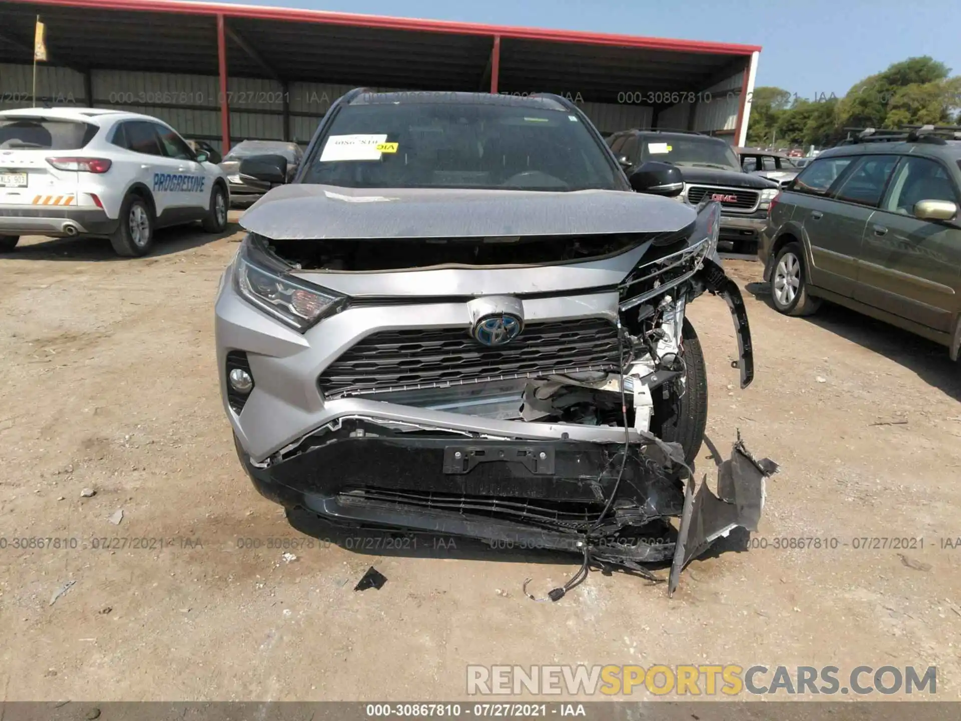 6 Photograph of a damaged car 2T3EWRFV6KW038925 TOYOTA RAV4 2019