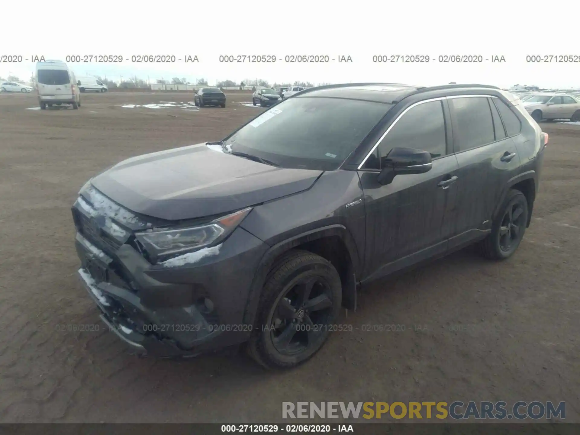 2 Photograph of a damaged car 2T3EWRFV7KW041395 TOYOTA RAV4 2019