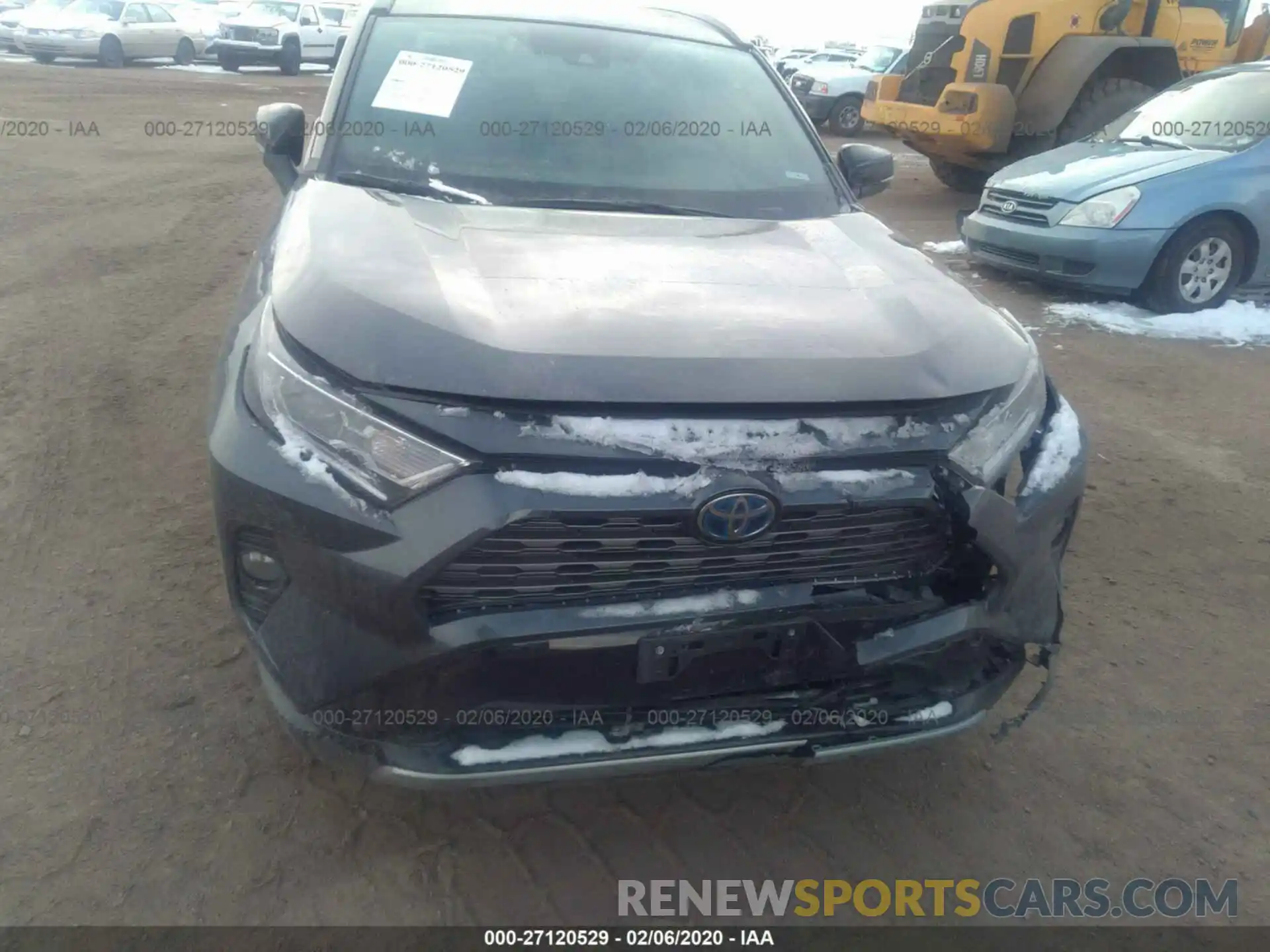 6 Photograph of a damaged car 2T3EWRFV7KW041395 TOYOTA RAV4 2019