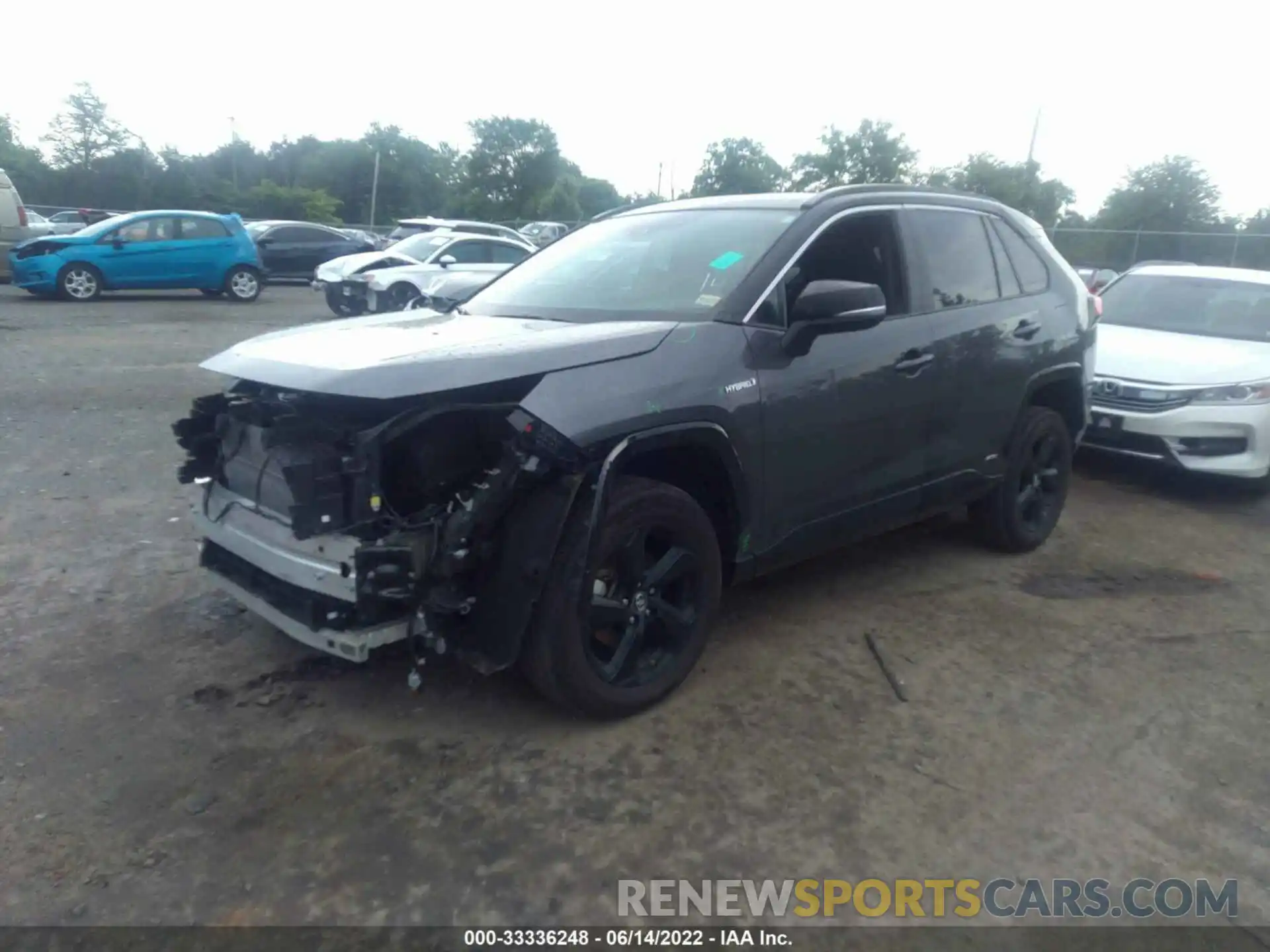 2 Photograph of a damaged car 2T3EWRFV7KW042367 TOYOTA RAV4 2019