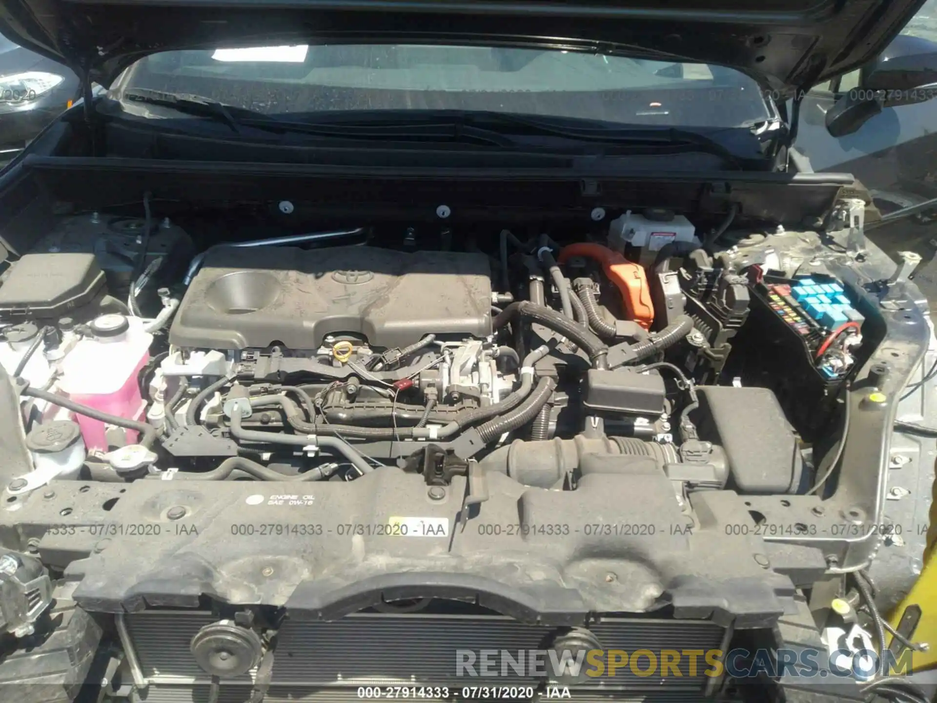 10 Фотография поврежденного автомобиля 2T3EWRFV9KW026395 TOYOTA RAV4 2019