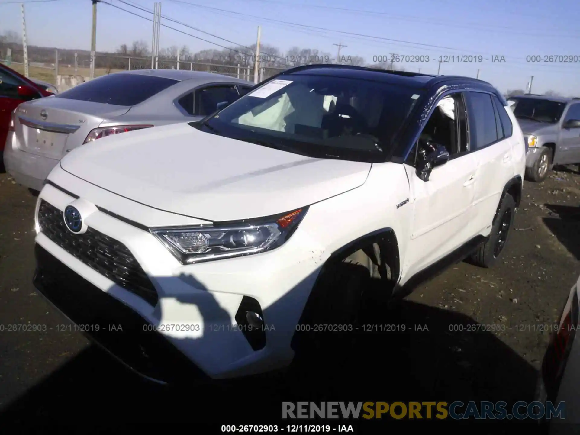 2 Photograph of a damaged car 2T3EWRFV9KW041463 TOYOTA RAV4 2019