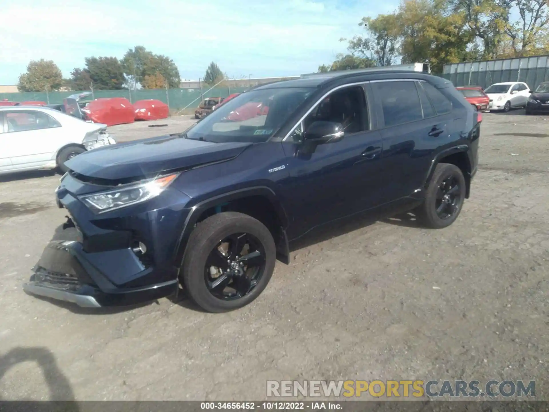 2 Photograph of a damaged car 2T3EWRFVXKW027622 TOYOTA RAV4 2019