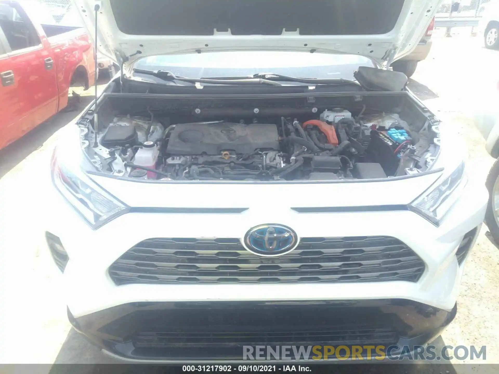 10 Фотография поврежденного автомобиля 2T3EWRFVXKW038474 TOYOTA RAV4 2019