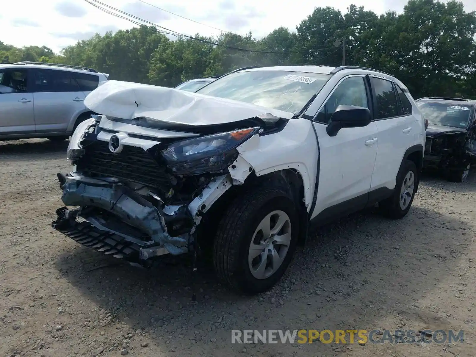 2 Photograph of a damaged car 2T3F1RFV0KC011773 TOYOTA RAV4 2019