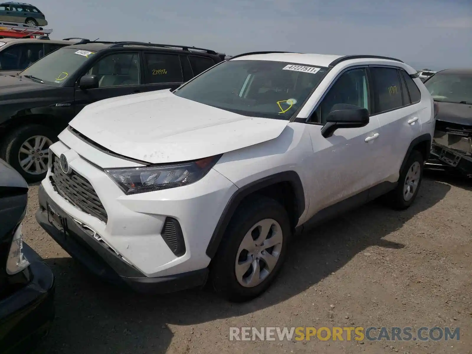 2 Photograph of a damaged car 2T3F1RFV0KC013975 TOYOTA RAV4 2019