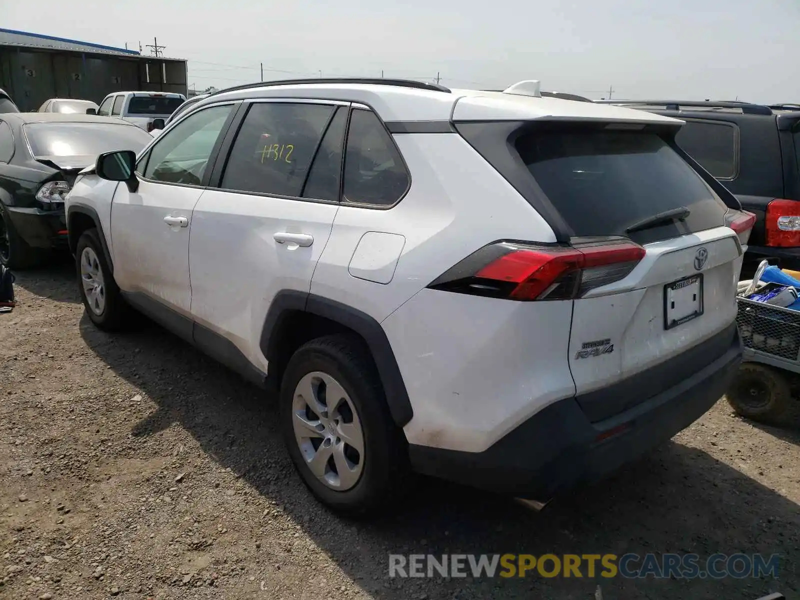 3 Photograph of a damaged car 2T3F1RFV0KC013975 TOYOTA RAV4 2019