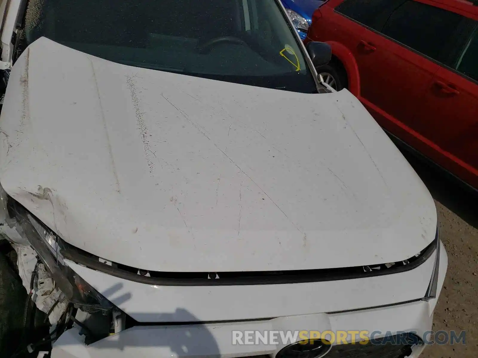 7 Photograph of a damaged car 2T3F1RFV0KC013975 TOYOTA RAV4 2019