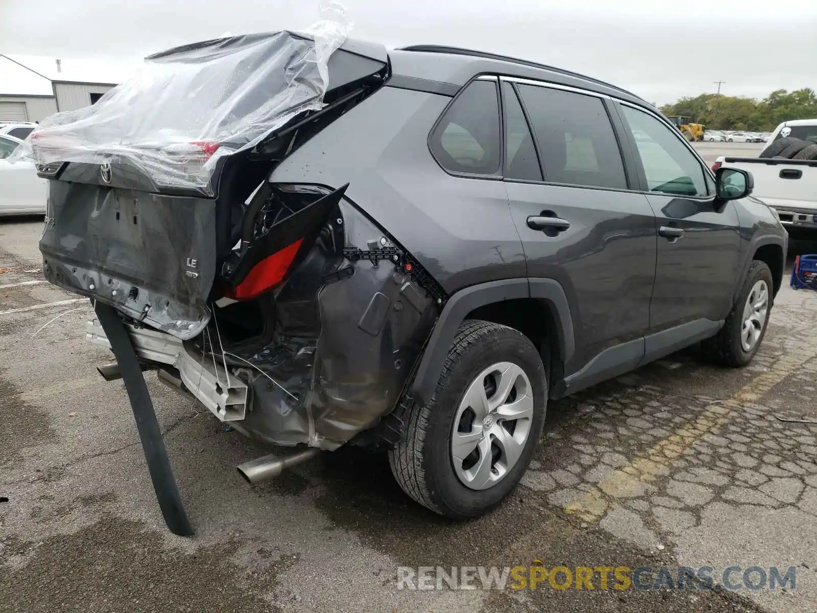 4 Photograph of a damaged car 2T3F1RFV0KC029156 TOYOTA RAV4 2019