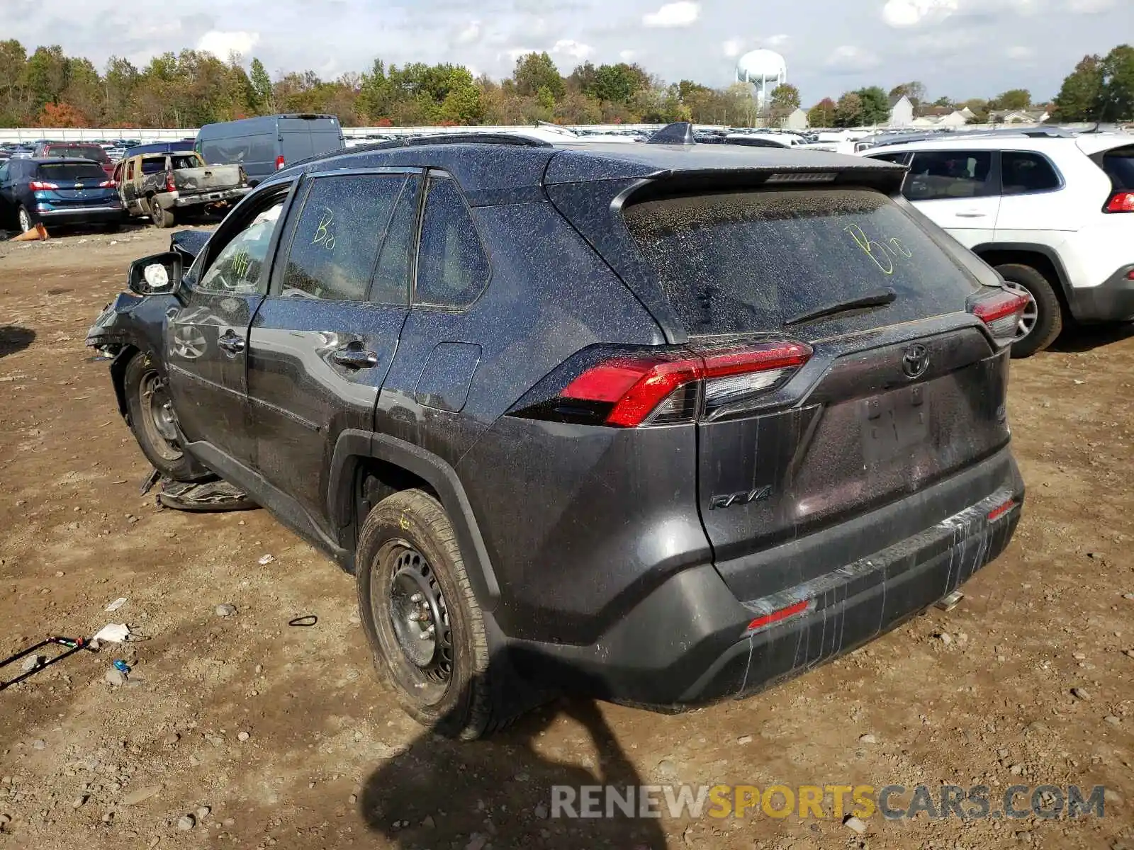 3 Photograph of a damaged car 2T3F1RFV0KC030579 TOYOTA RAV4 2019