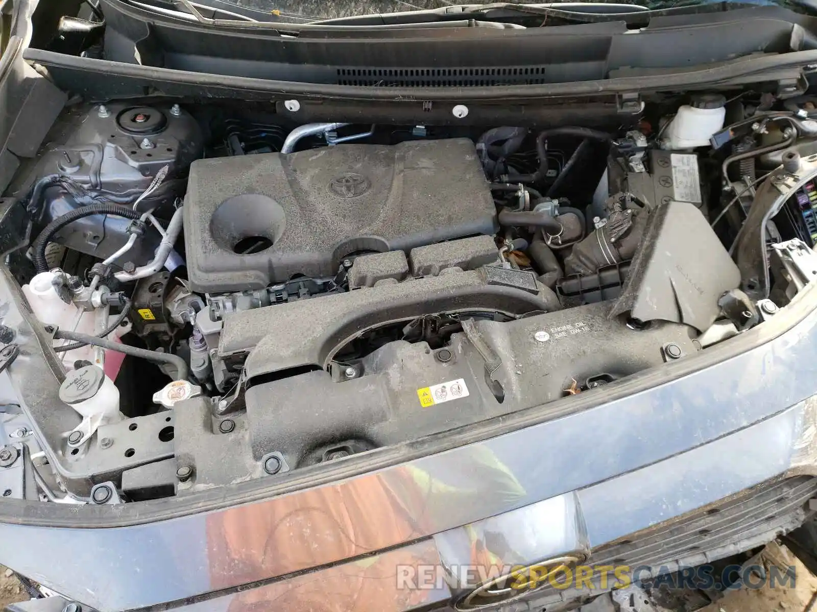 7 Photograph of a damaged car 2T3F1RFV0KC030579 TOYOTA RAV4 2019