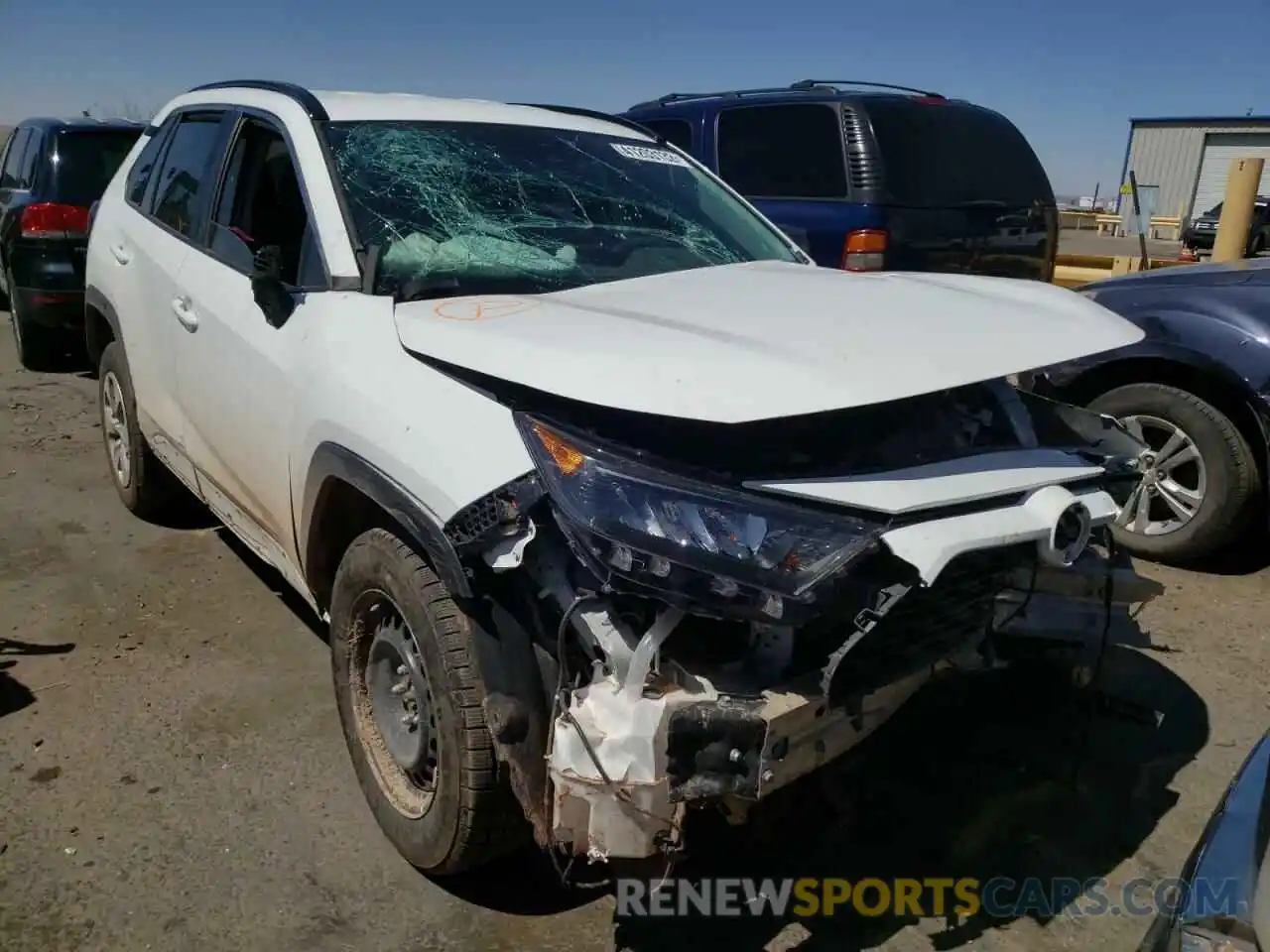 1 Photograph of a damaged car 2T3F1RFV0KC032106 TOYOTA RAV4 2019