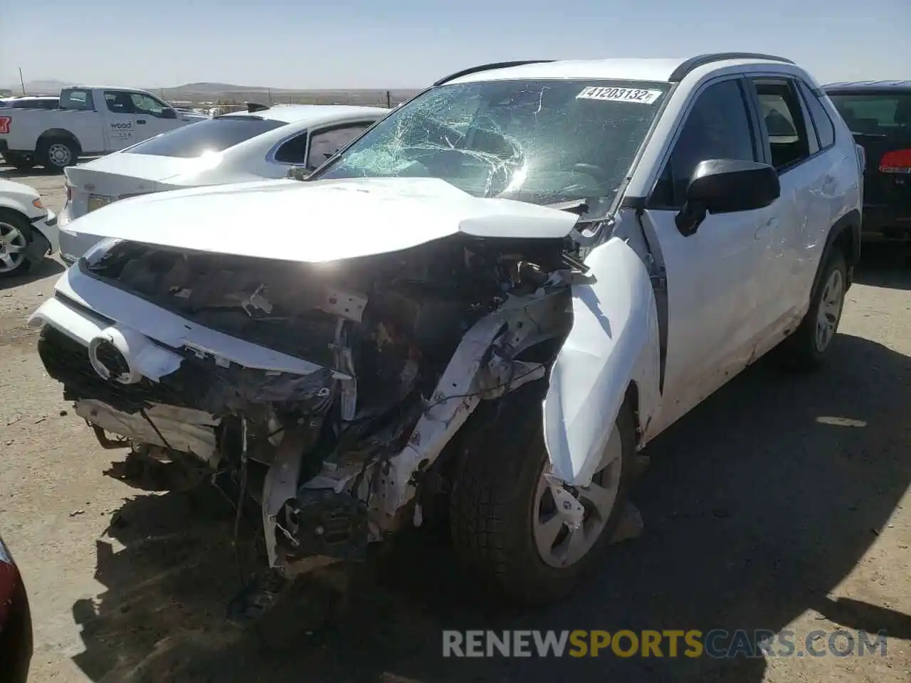 2 Photograph of a damaged car 2T3F1RFV0KC032106 TOYOTA RAV4 2019