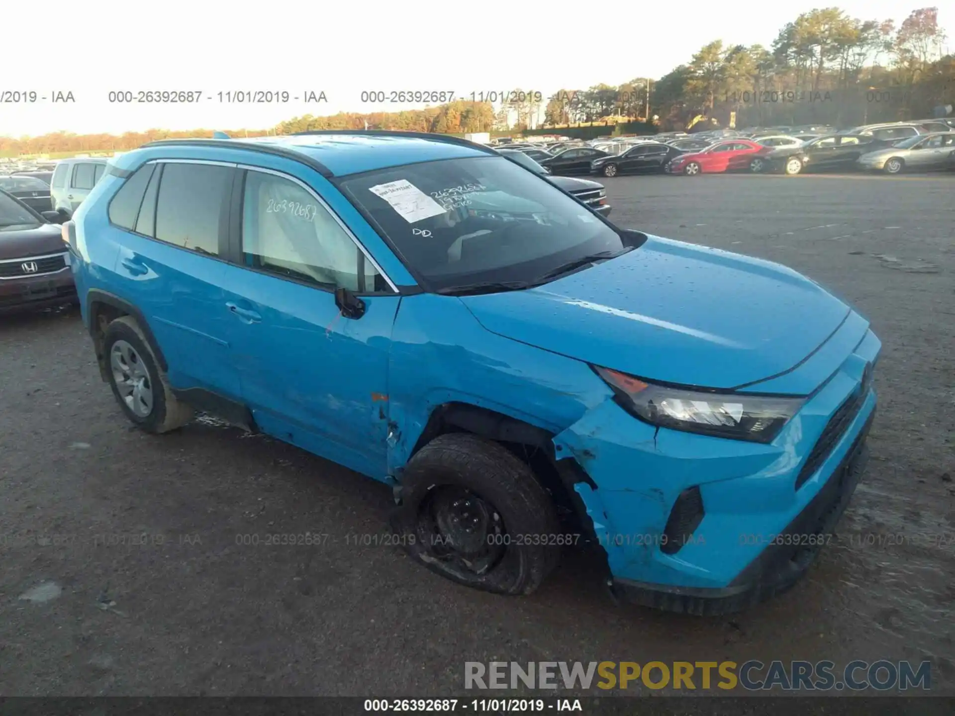 1 Photograph of a damaged car 2T3F1RFV0KC032929 TOYOTA RAV4 2019