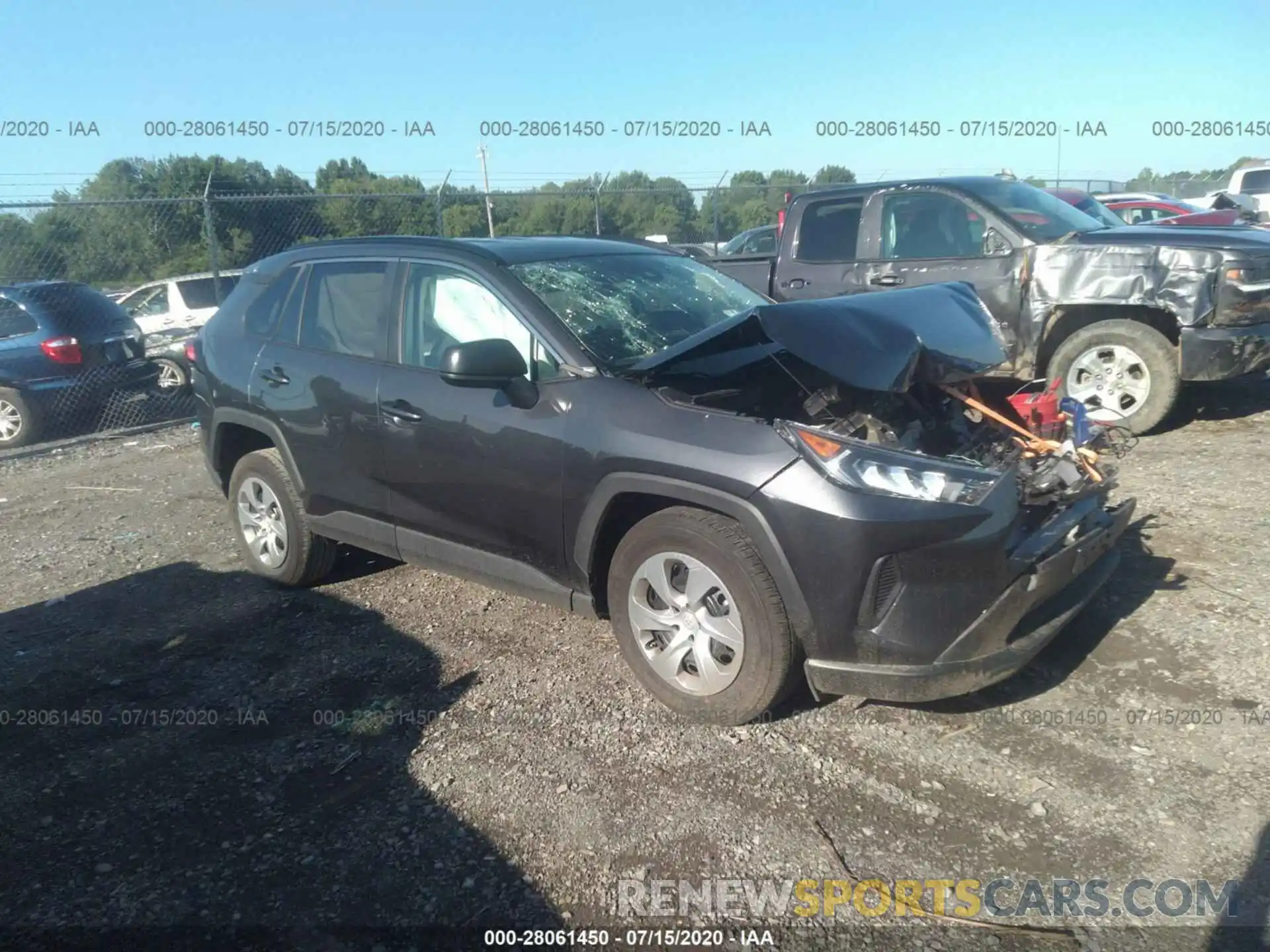 1 Photograph of a damaged car 2T3F1RFV0KC035412 TOYOTA RAV4 2019