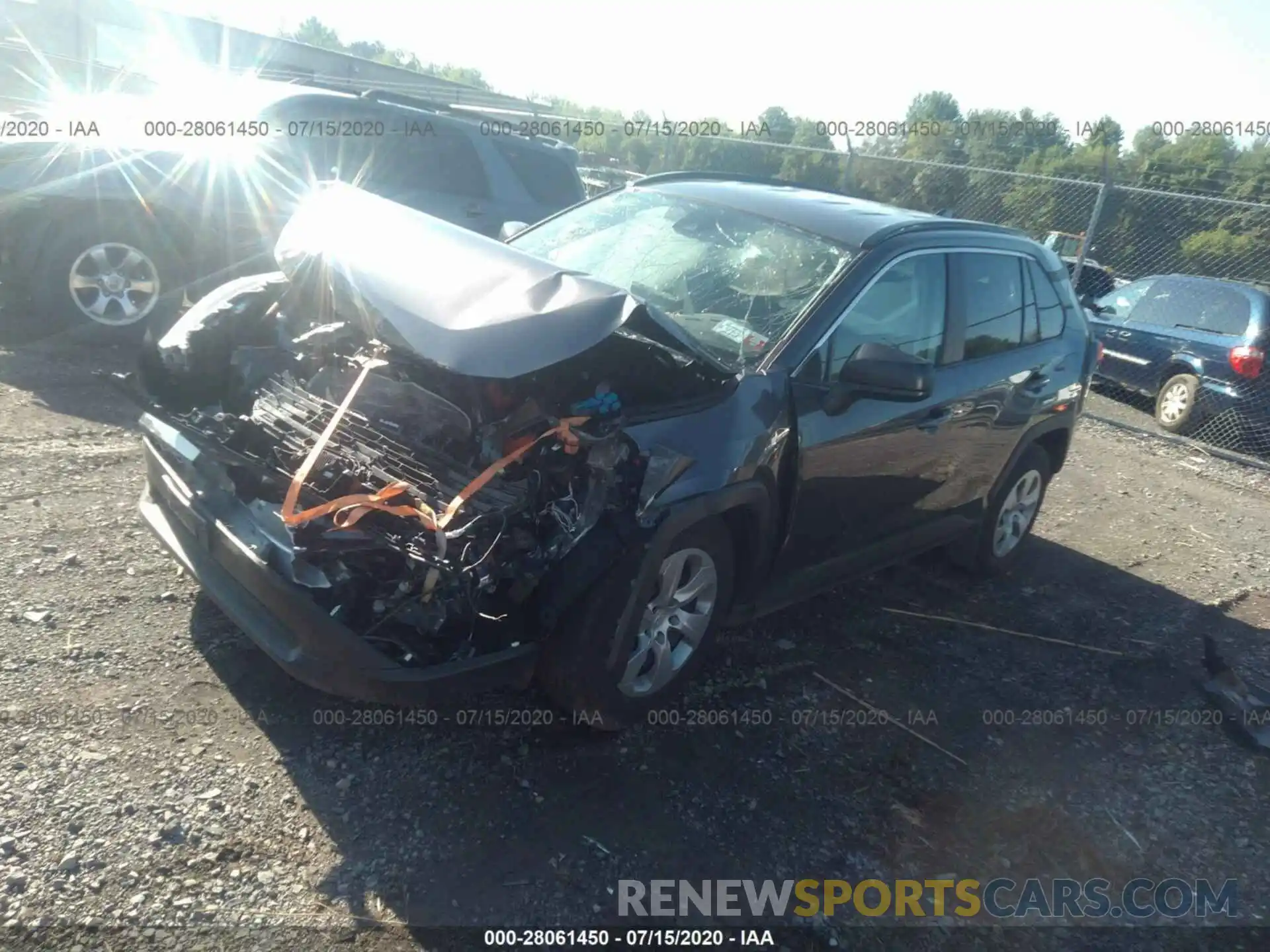 2 Photograph of a damaged car 2T3F1RFV0KC035412 TOYOTA RAV4 2019