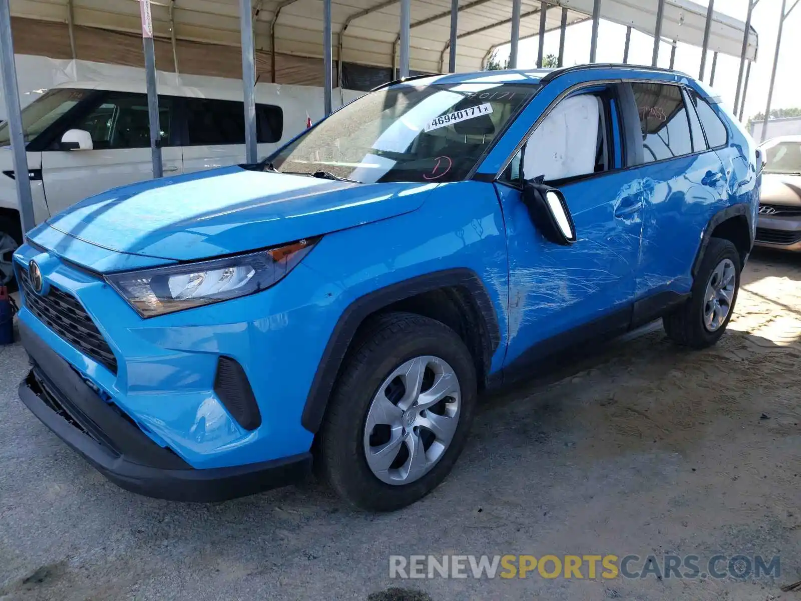 2 Фотография поврежденного автомобиля 2T3F1RFV0KC040643 TOYOTA RAV4 2019