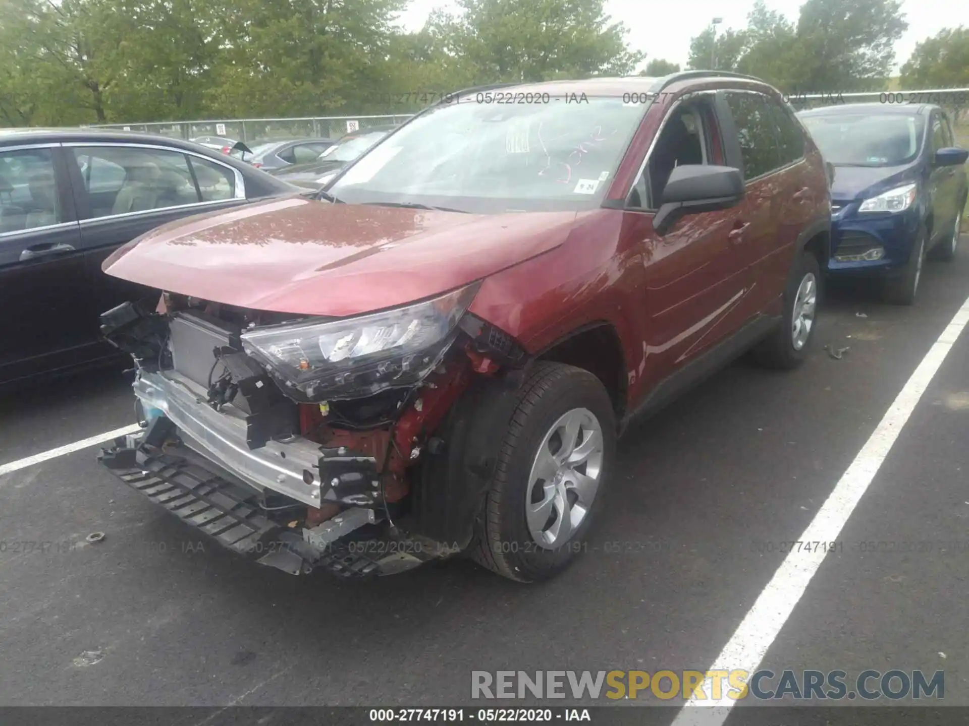 2 Photograph of a damaged car 2T3F1RFV0KC051884 TOYOTA RAV4 2019