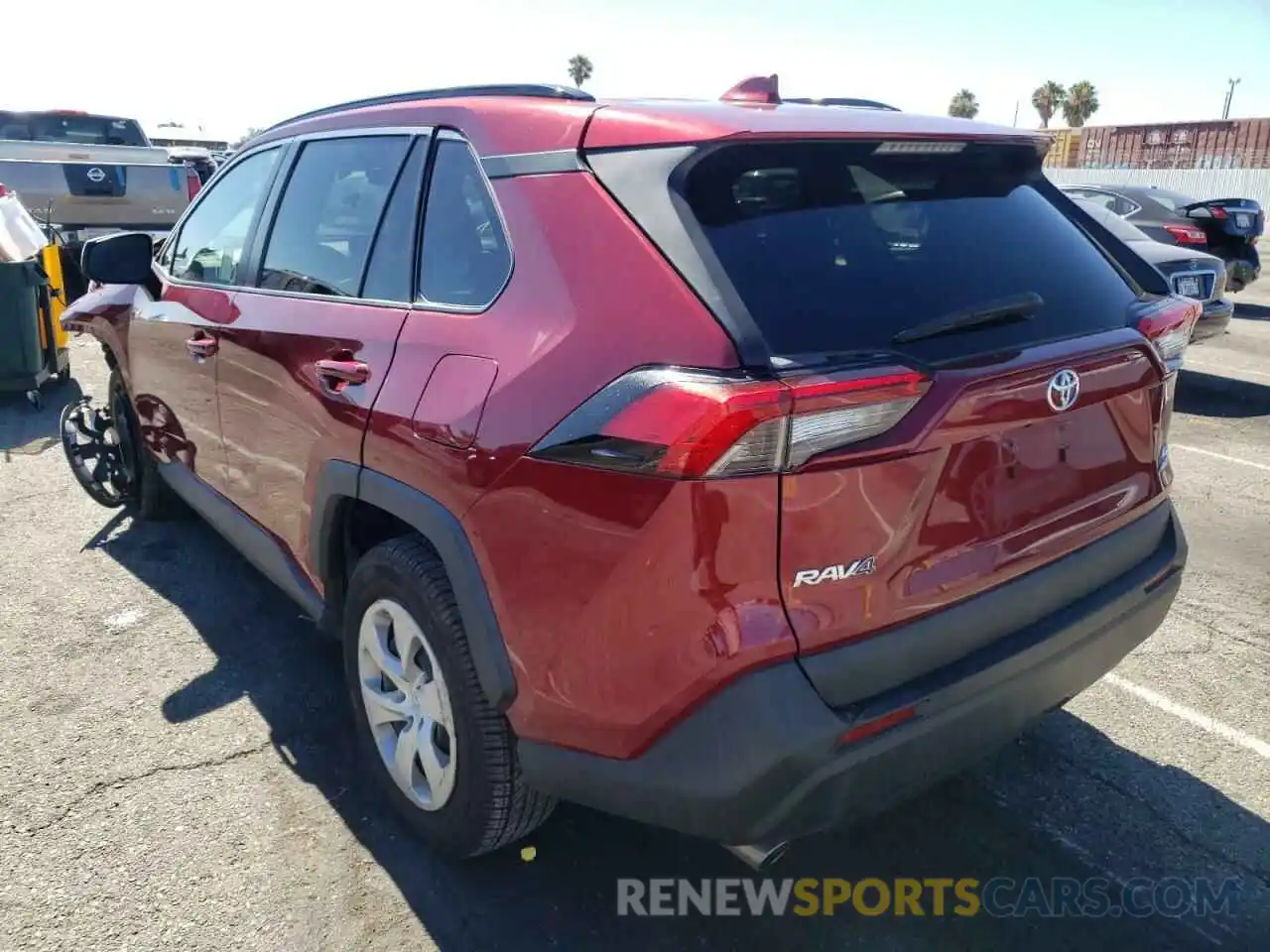 3 Photograph of a damaged car 2T3F1RFV0KW015062 TOYOTA RAV4 2019