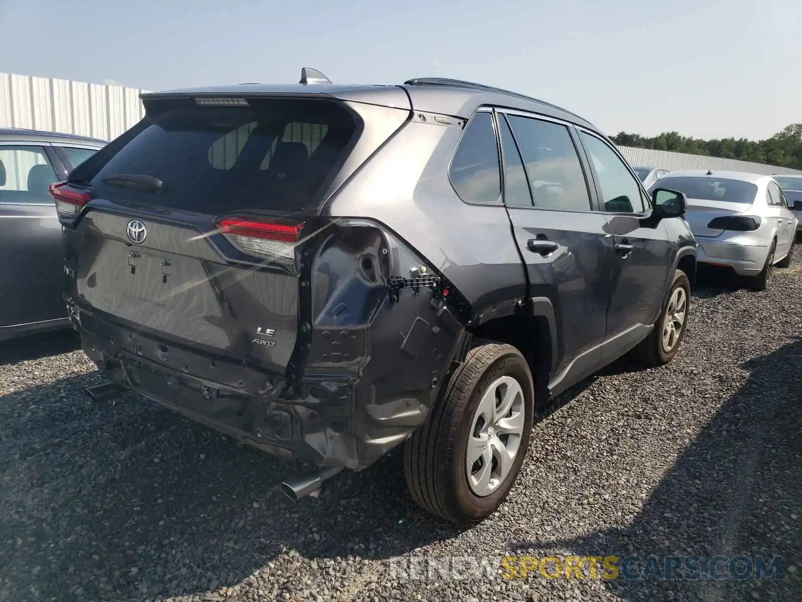 4 Photograph of a damaged car 2T3F1RFV0KW026546 TOYOTA RAV4 2019