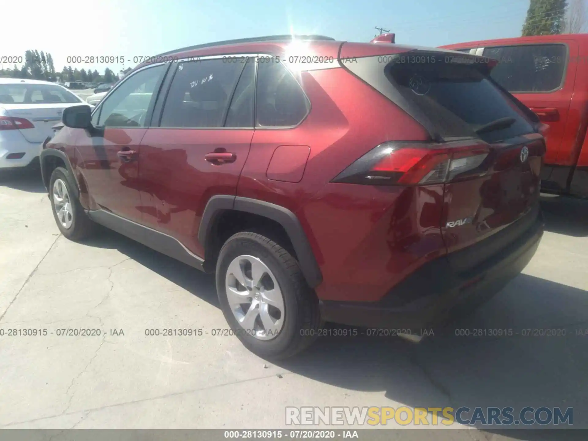 3 Photograph of a damaged car 2T3F1RFV0KW026904 TOYOTA RAV4 2019