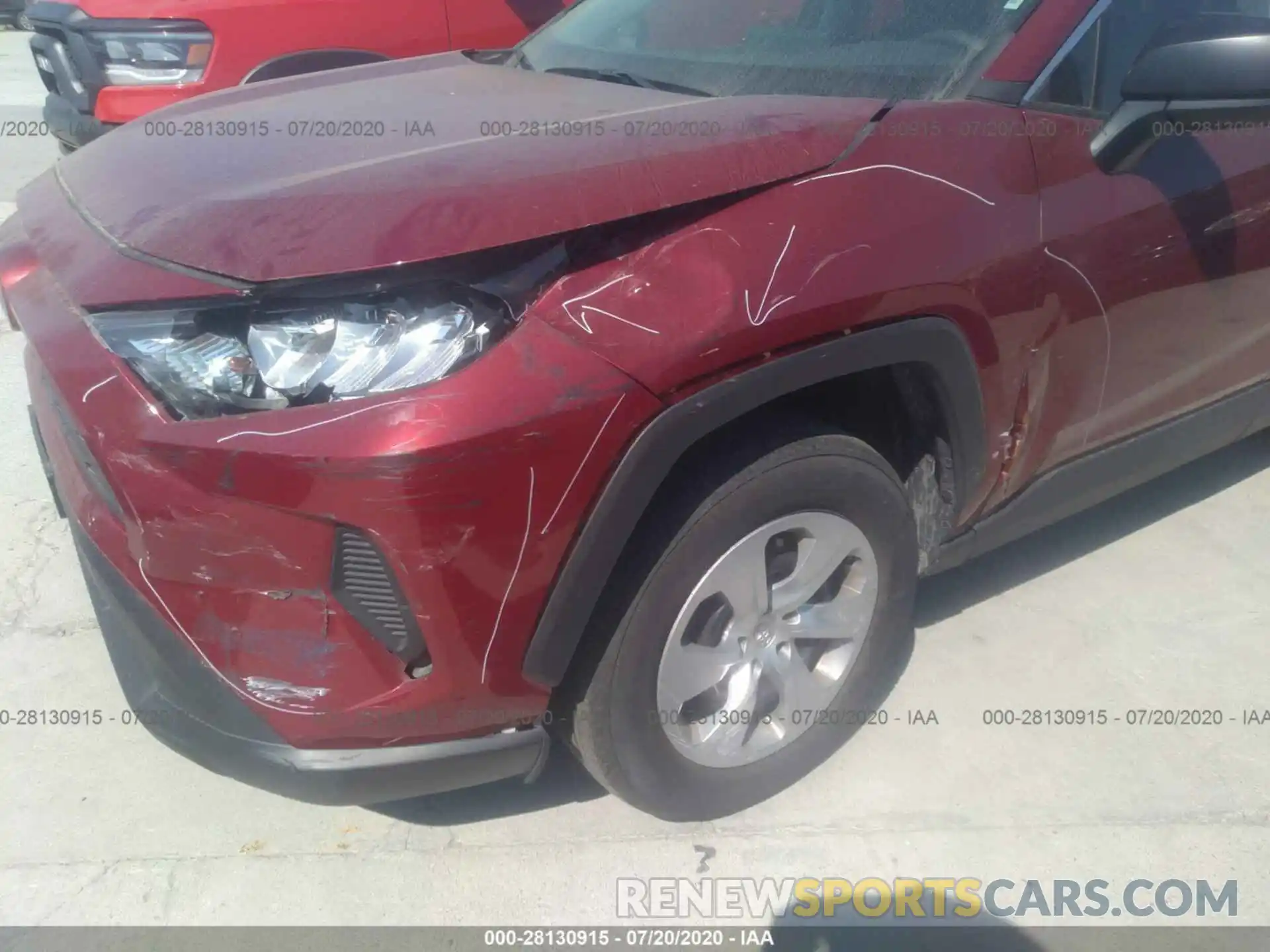 6 Photograph of a damaged car 2T3F1RFV0KW026904 TOYOTA RAV4 2019