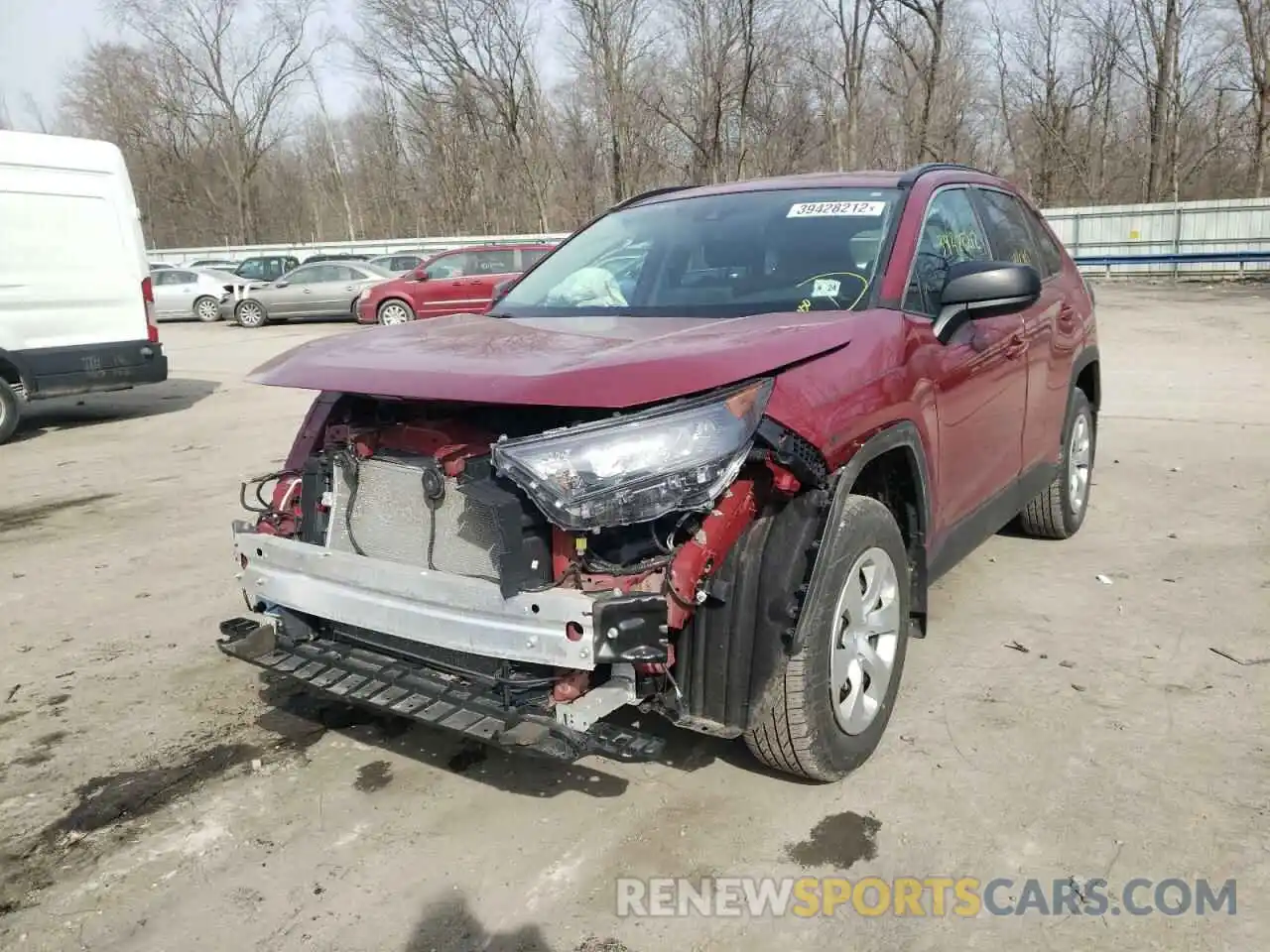 2 Photograph of a damaged car 2T3F1RFV0KW038549 TOYOTA RAV4 2019