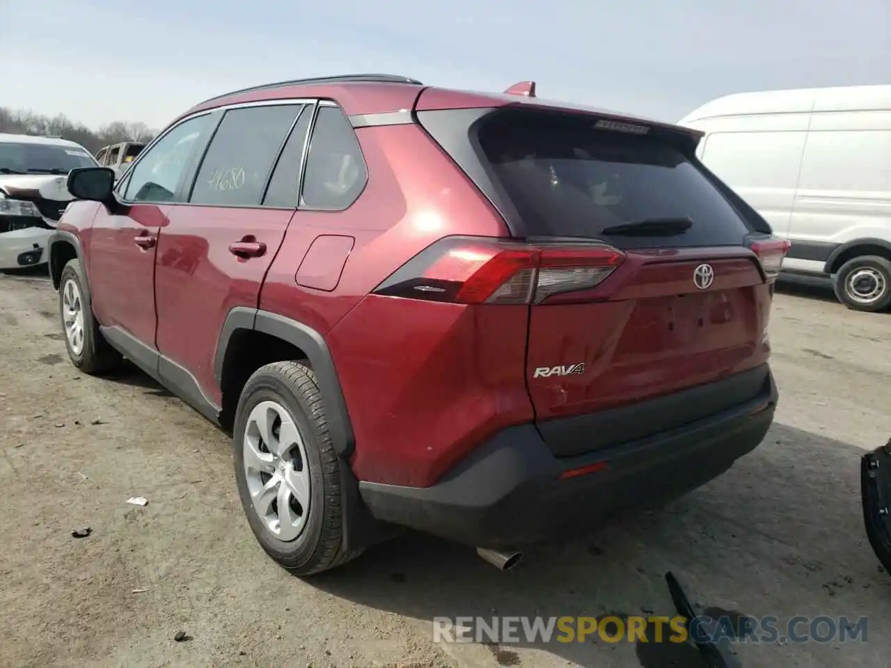 3 Фотография поврежденного автомобиля 2T3F1RFV0KW038549 TOYOTA RAV4 2019