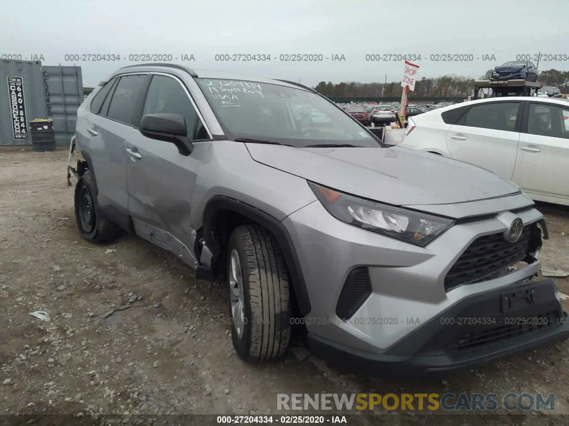 1 Фотография поврежденного автомобиля 2T3F1RFV0KW046246 TOYOTA RAV4 2019