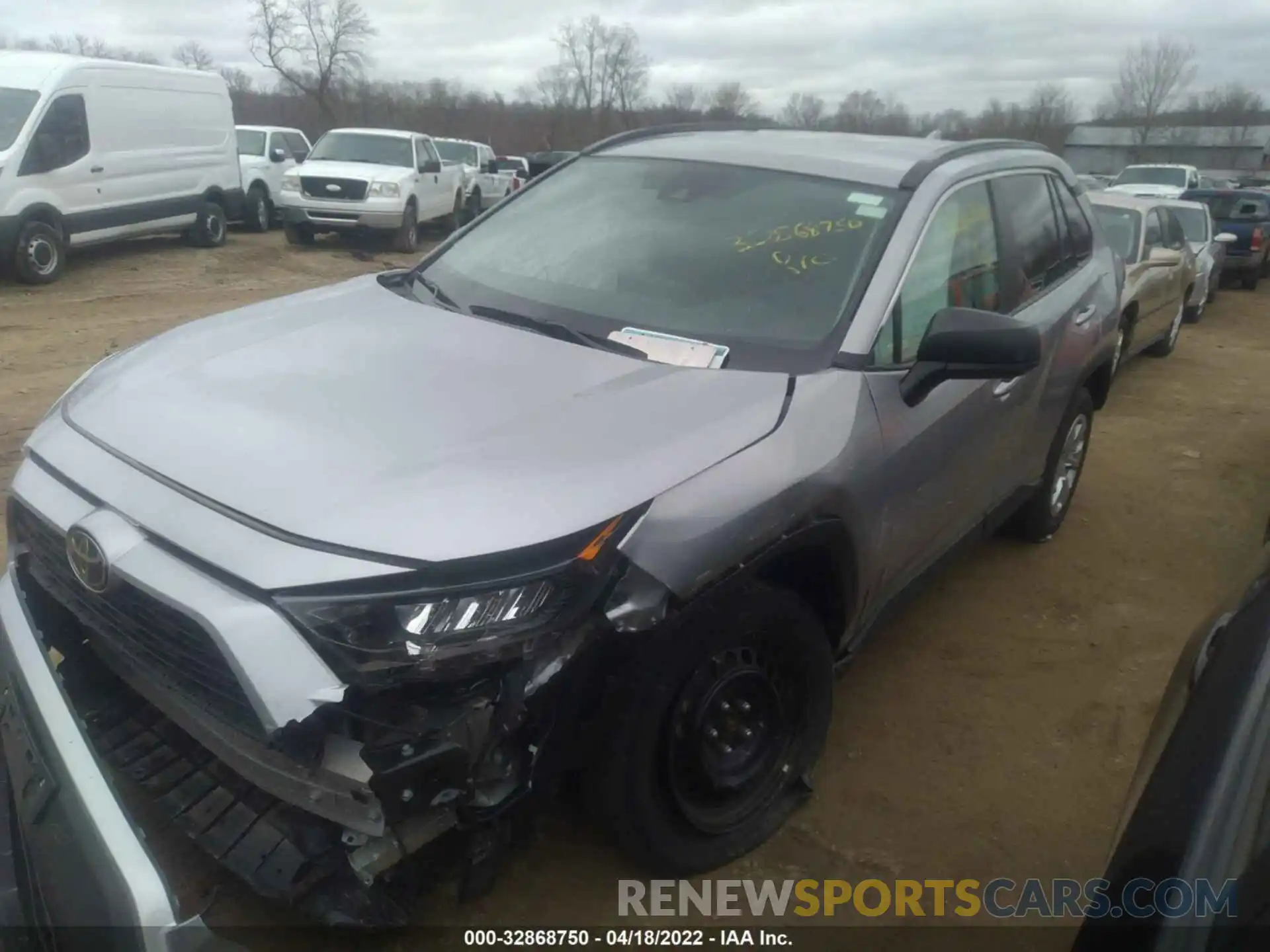 2 Фотография поврежденного автомобиля 2T3F1RFV0KW047025 TOYOTA RAV4 2019