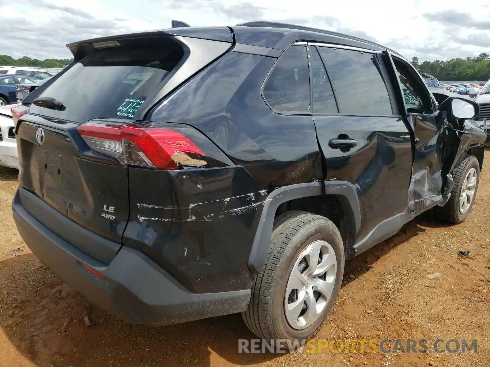 4 Photograph of a damaged car 2T3F1RFV0KW054623 TOYOTA RAV4 2019