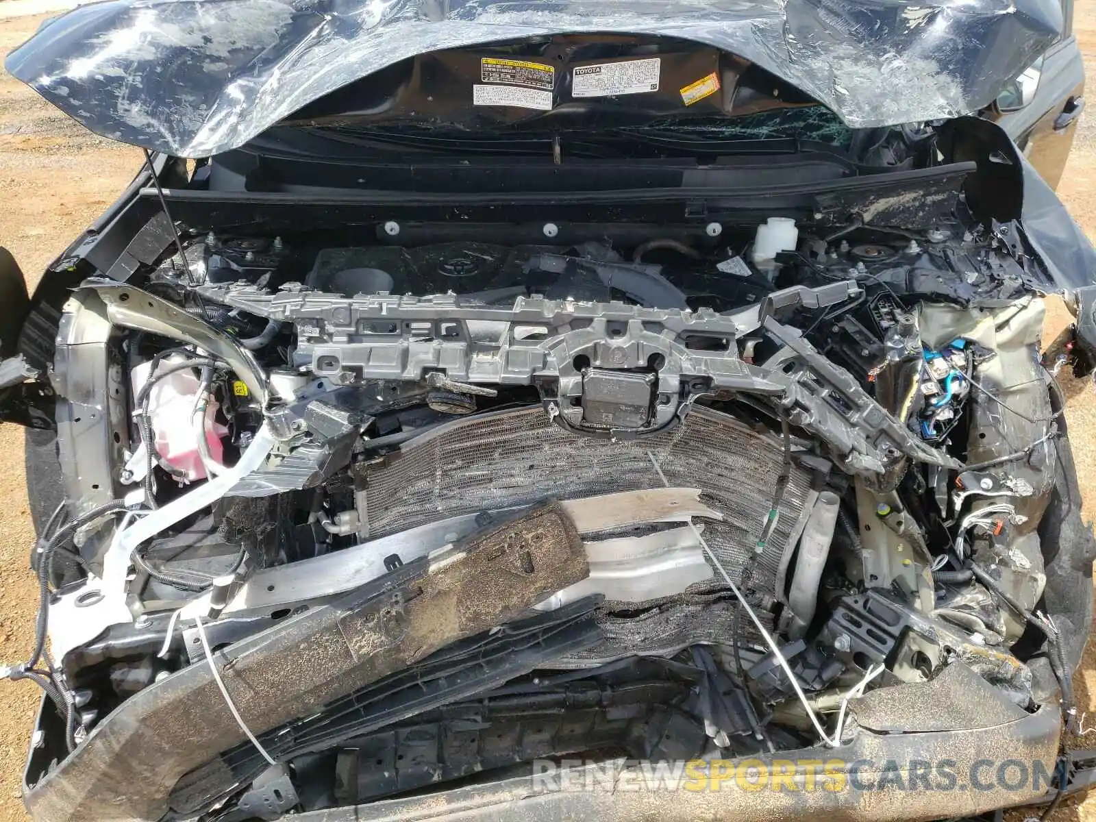 7 Photograph of a damaged car 2T3F1RFV0KW054623 TOYOTA RAV4 2019