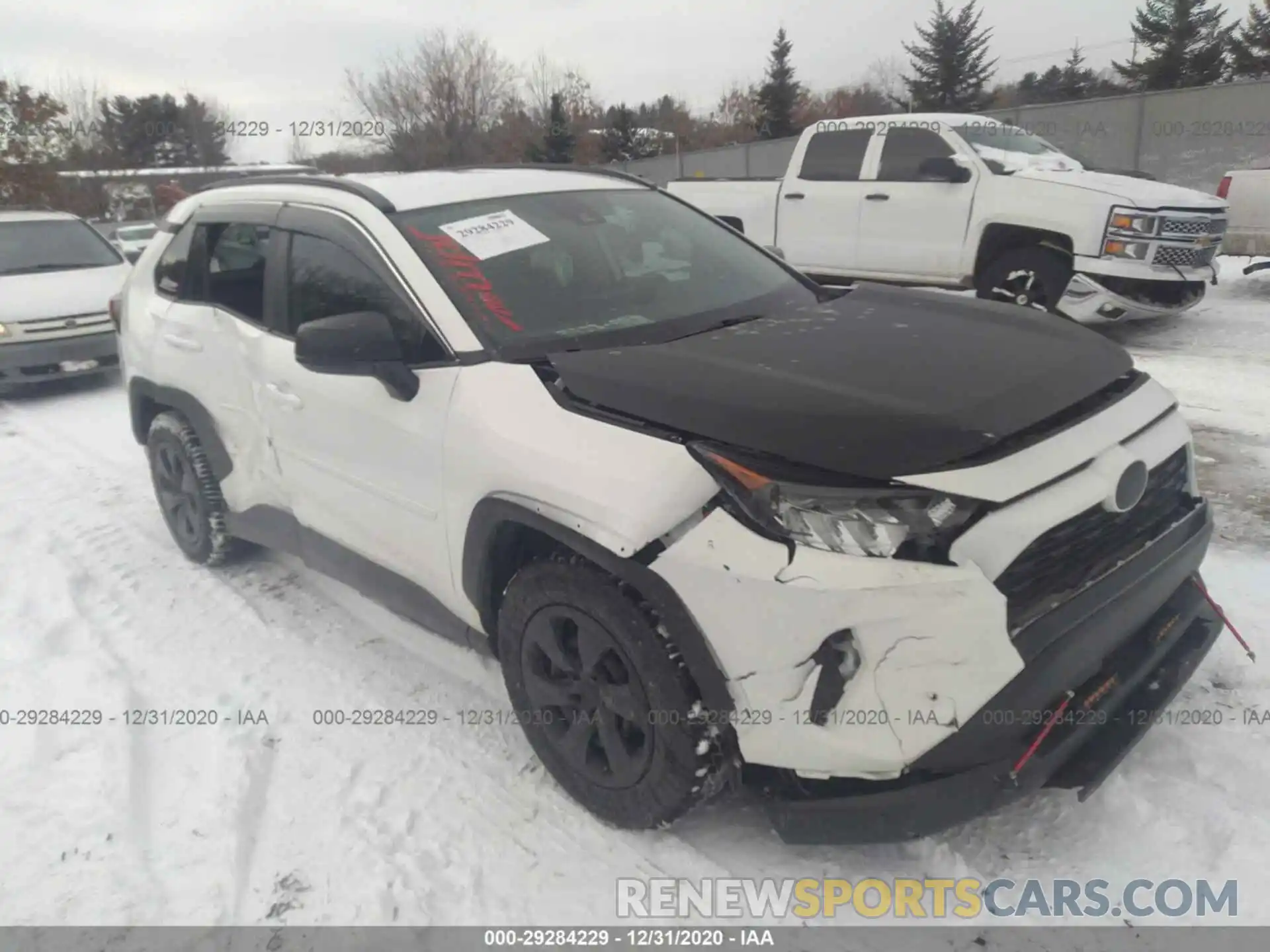 1 Photograph of a damaged car 2T3F1RFV0KW056176 TOYOTA RAV4 2019