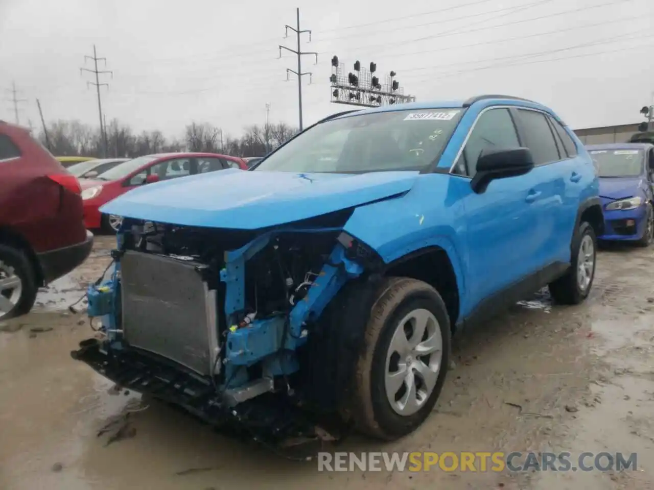 2 Photograph of a damaged car 2T3F1RFV0KW063578 TOYOTA RAV4 2019