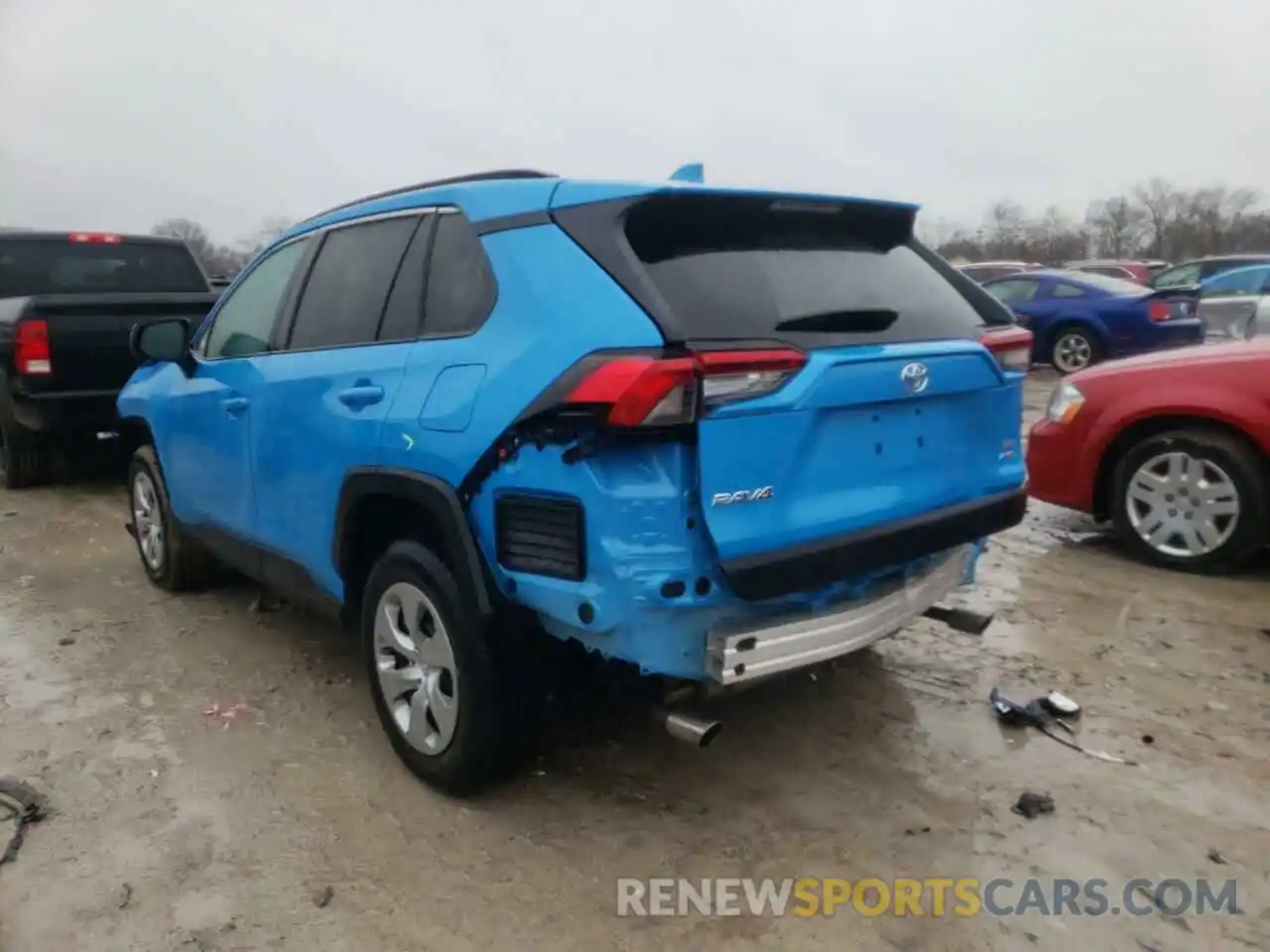 3 Фотография поврежденного автомобиля 2T3F1RFV0KW063578 TOYOTA RAV4 2019