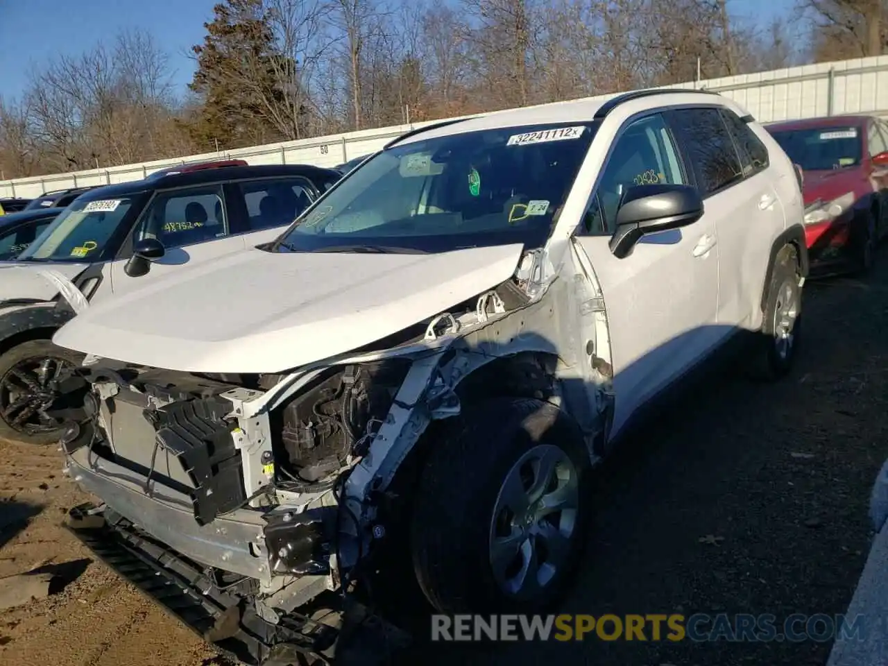 2 Photograph of a damaged car 2T3F1RFV0KW064097 TOYOTA RAV4 2019