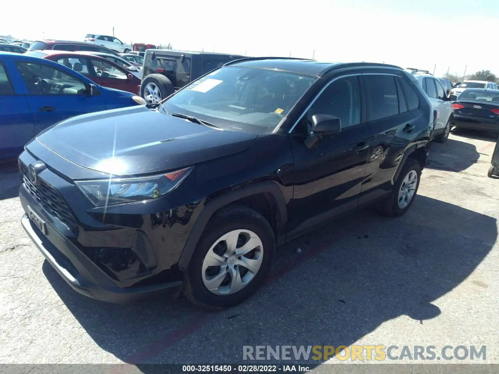 2 Photograph of a damaged car 2T3F1RFV0KW074029 TOYOTA RAV4 2019