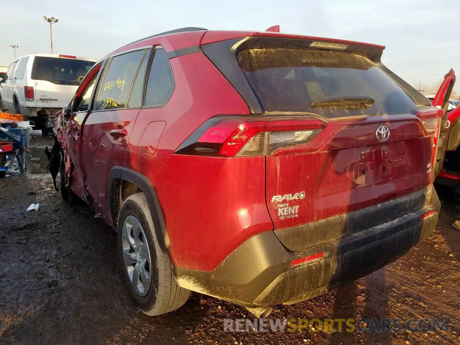 3 Фотография поврежденного автомобиля 2T3F1RFV0KW078727 TOYOTA RAV4 2019